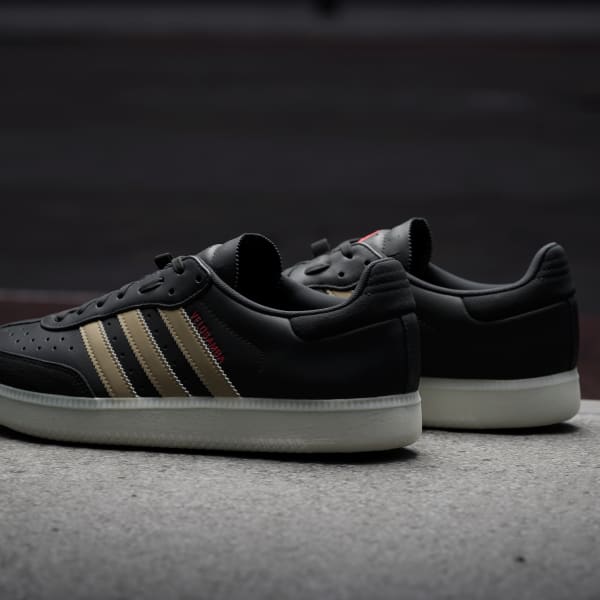 adidas Velosamba Leather Shoes - Black | Free Shipping with