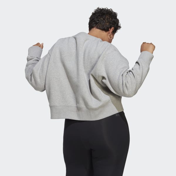 Grijs Adicolor Essentials Sweatshirt (Grote Maat)
