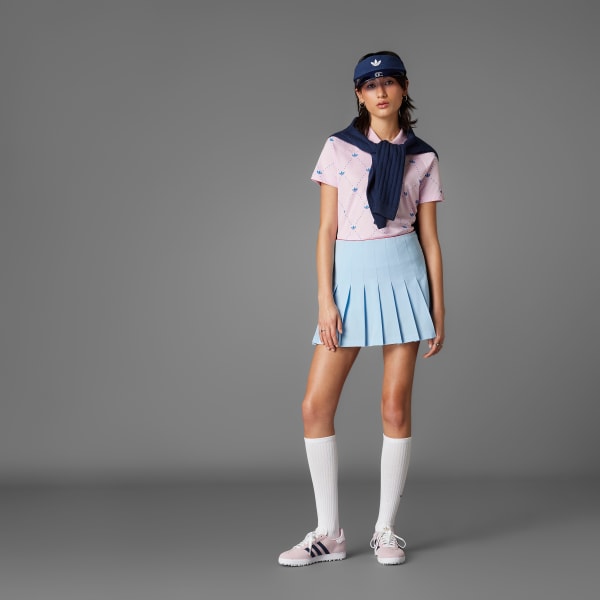 Bleu Jupe-short plissée Originals