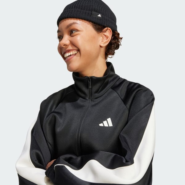 Lアディダスadidasブラック黒ヨーロッパトラックジャケットジャージジップ adidas Originals アディダス ジャージ ヨーロッパ トラック