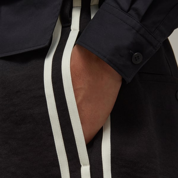 Nero Y-3 Sport Uniform 3-Stripes Shorts