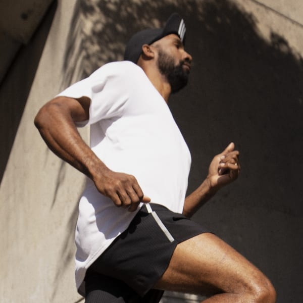White Designed 4 Running Tee