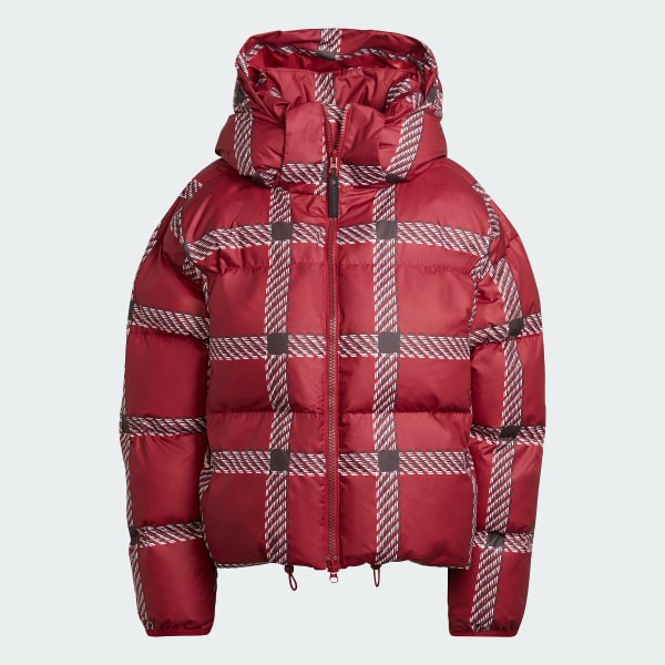 adidas by Stella McCartney Short Padded Printed Winter Jacket Red adidas Finland