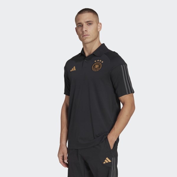 Czerń Germany Tiro 23 Polo Shirt KO012