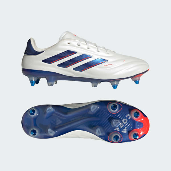 adidas Botines Copa Pure Elite para Terreno Blando Blanco