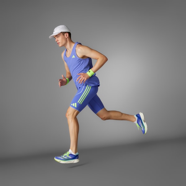 adidas Adizero Promo Running Short Leggings Blue adidas UK