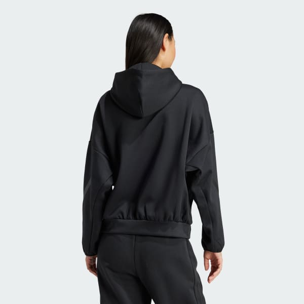 Preto Sweatshirt com Capuz adidas Z.N.E.