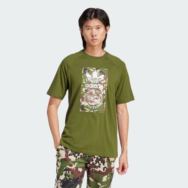 Green Camo Tongue Tee