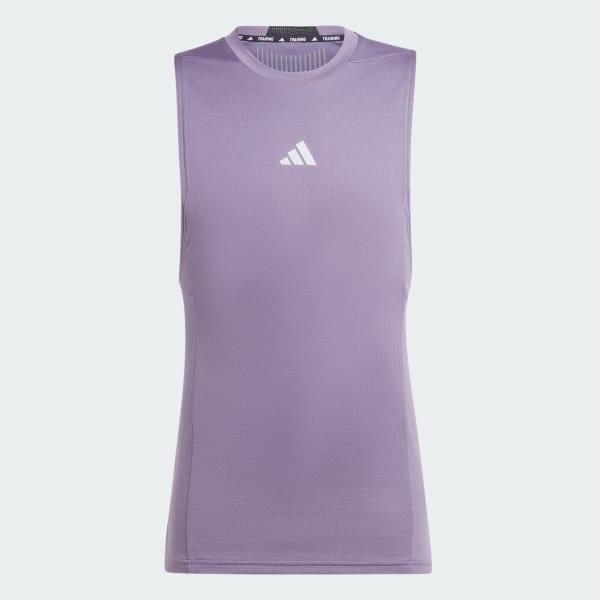 Purple adidas tank top clearance