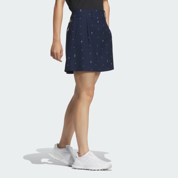 ブルー 【ゴルフ】モノグラム スカート