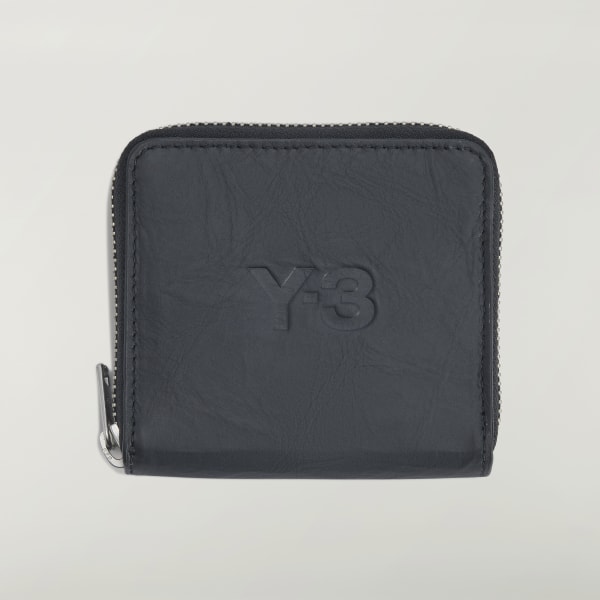 Y-3 CRINKLE LEATHER WALLET/ラウンドファスナー財布 楽天市場】【2025年秋冬入荷】Y-3 ワイスリー Y-3 WALLET BLACK 財布