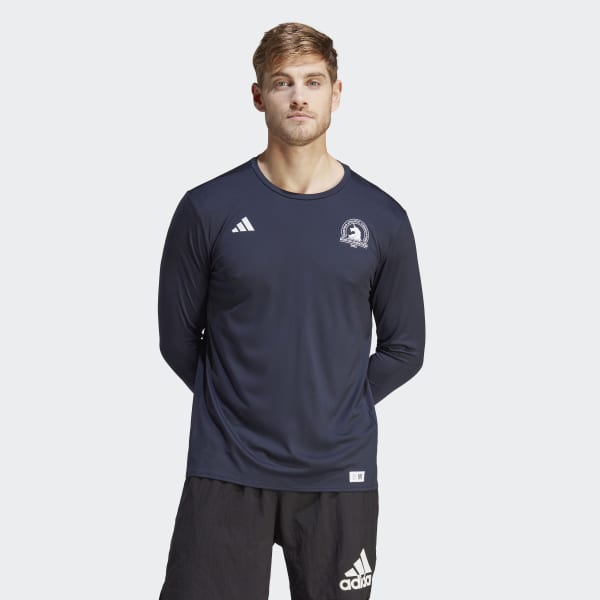 Adidas Boston Marathon 2023 Made to Be Remade Long Sleeve Running Tee