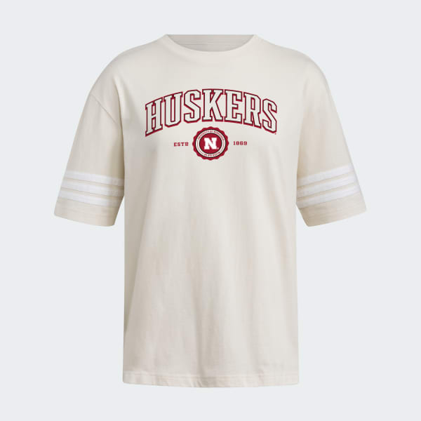 kiwaです。 adidas Nebraska Cornhuskers Women's Exclusive 3-Stripes Tee
