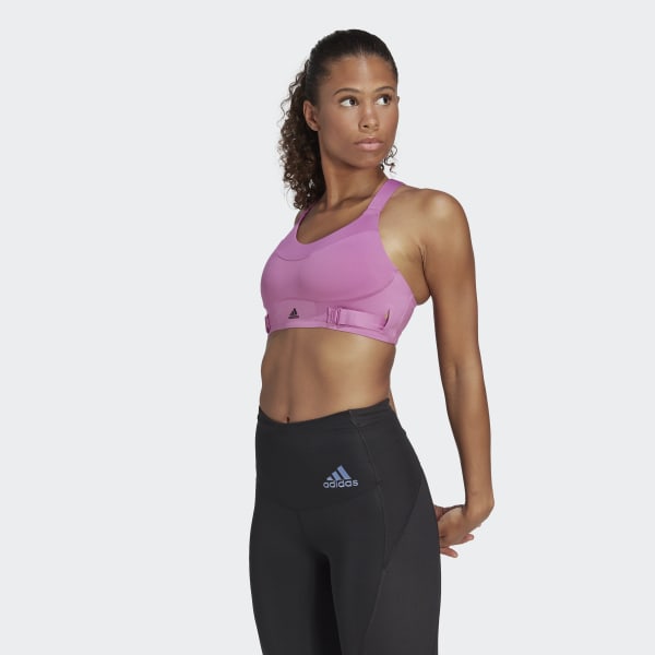 adidas FastImpact Luxe Run High-Support Bra - White