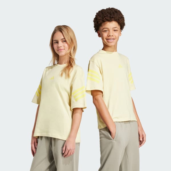 Yellow Future Icons 3-Stripes Tee Kids