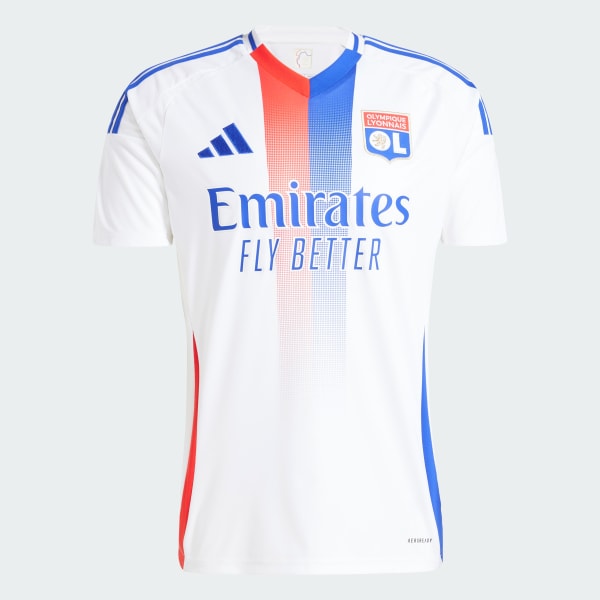 Bialy Koszulka Olympique Lyonnais 24/25 Home