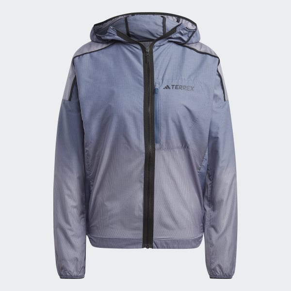 Bleu Coupe-vent Terrex Agravic Windweave Trail Running