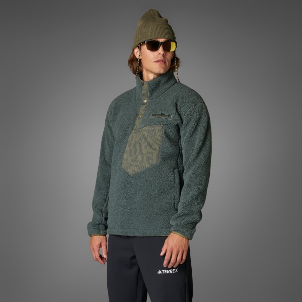 Gra Terrex Xploric High Pile Fleece Pullover Sweatshirt