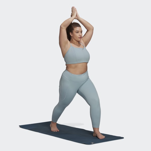 Grey Yoga Studio Light-Support Bra (Plus Size)