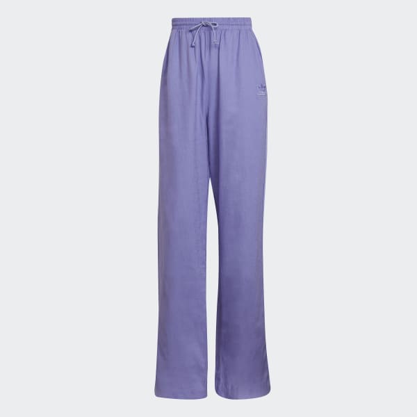 Purple linen pants deals