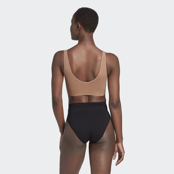 Beige Reggiseno sportivo Active Seamless Micro-Stretch Scoop Lounge