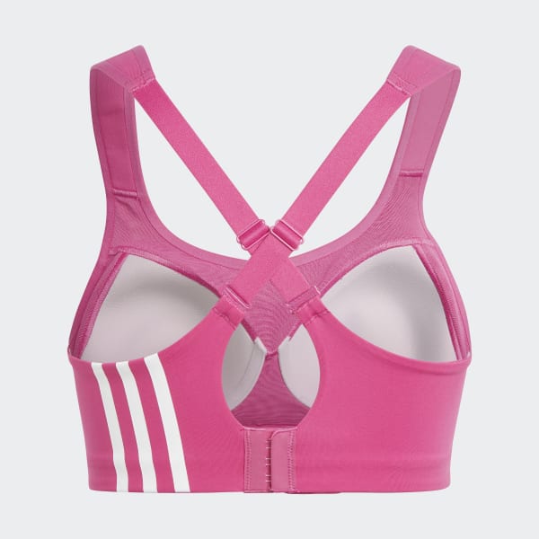 Pink adidas TLRD Impact Training High-Support bh