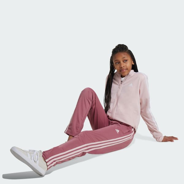 Pembe Essentials 3-Stripes Eşofman Takımı