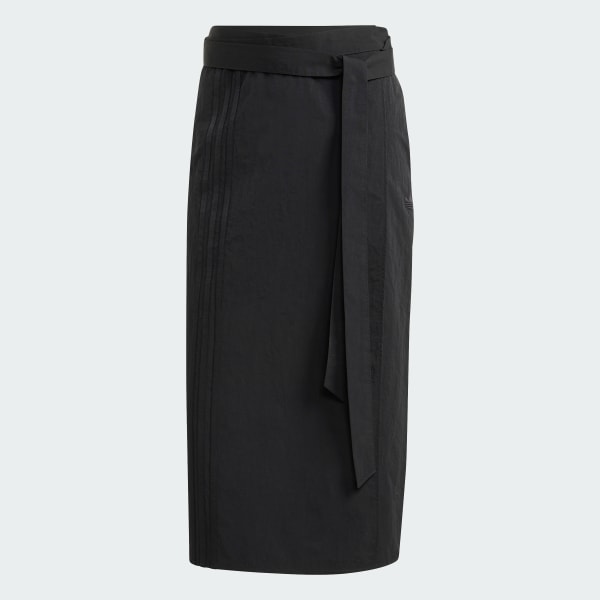 cierna Maxisukňa Off-Placed 3-Stripes Maxi