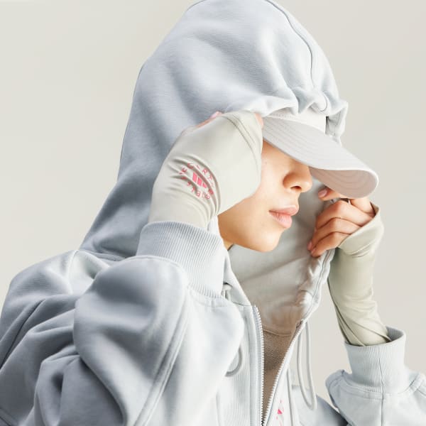adidas by Stella McCartney Sportswear Cropped Hoodie Grey Free Shipping with adiClub adidas US