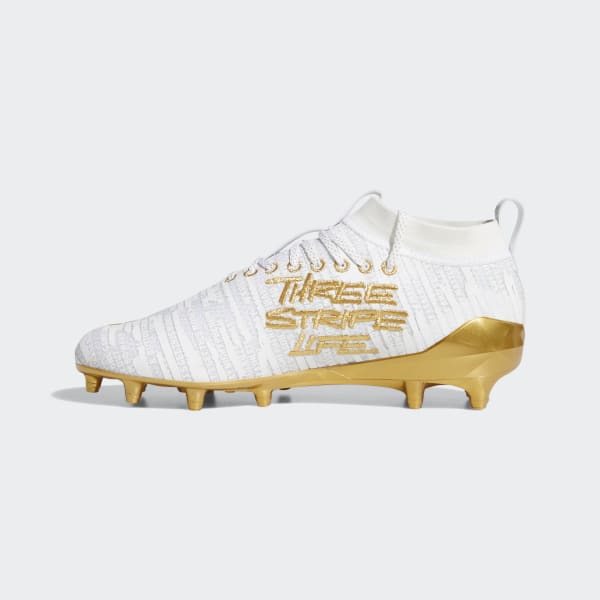 White And Gold Adidas Football Cleats Online Sale, UP TO 60% OFF