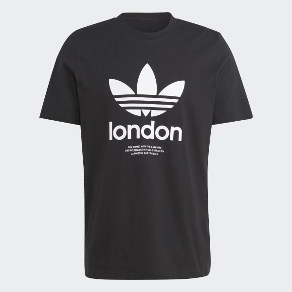Svart Icone London City Originals T-skjorte
