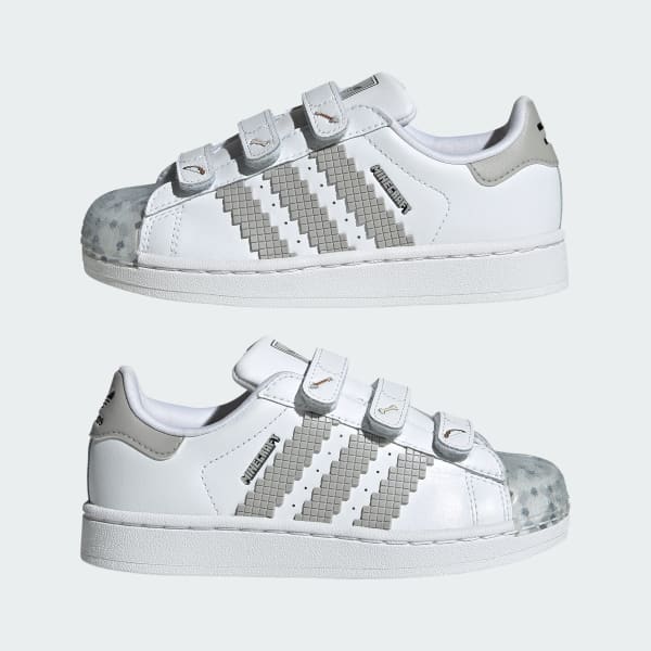 特売 adidas Superstar II Comfort Closure X Minecraft Shoes Kids 鉄道模型