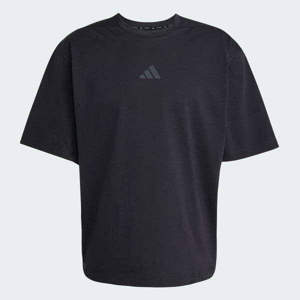 adidas OVERSIZE TEE - Black | Free Shipping with adiClub