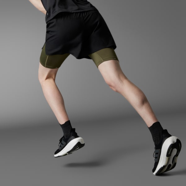 Negro Shorts Ultimateadidas 2-en-1