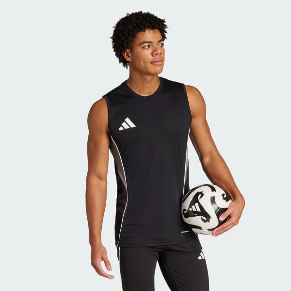 Black Tiro 25 Competition Sleeveless Jersey
