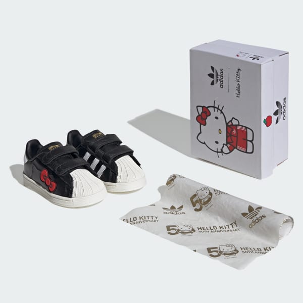 ★ADIDAS★ Superstar Comfort Infant IG6997 adidas x Hello Kitty Superstar Comfort Closure Infants Shoes
