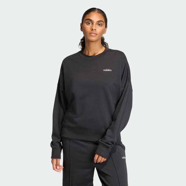 adidas Seasonal Essentials Colorpop Sweatshirt with Embroidered