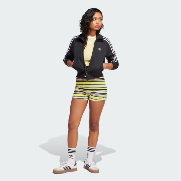 ボトムスその他 adidas Stripe Towel Shorts Yellow Blue JC5331 adidas Striped Towel Shorts - Yellow | adidas Thailand