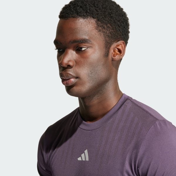 アディダス HIIT Airchill ワークアウト 半袖Tシャツ - パープル