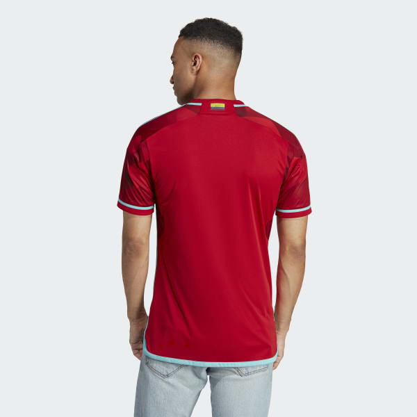 Rojo Camiseta Uniforme Suplente Colombia 22