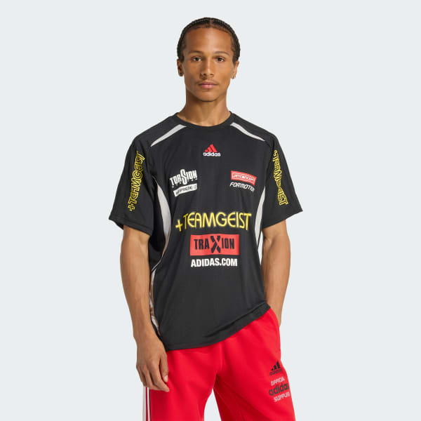 Negro CAMISETA VERSIÓN FAN CON ESTAMPADO DE MOTO TEAMGEIST