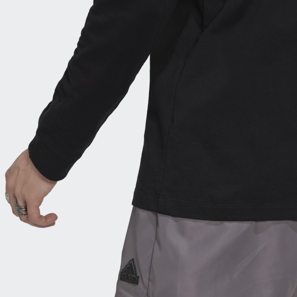 Sort Long Sleeve T-shirt L5847