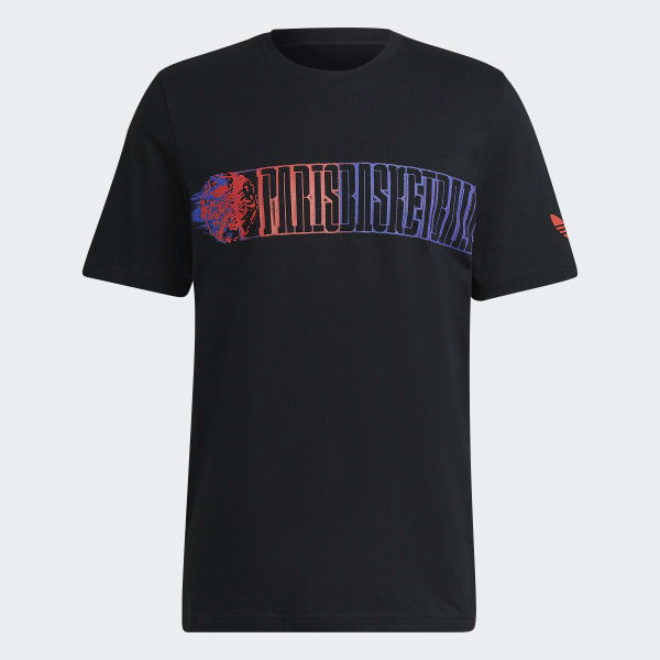 cierna Tričko adidas x Paris Basketball Paris Pour Paris