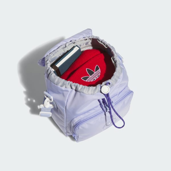 adidas Originals Micro 3 Mini Backpack - Purple | Free
