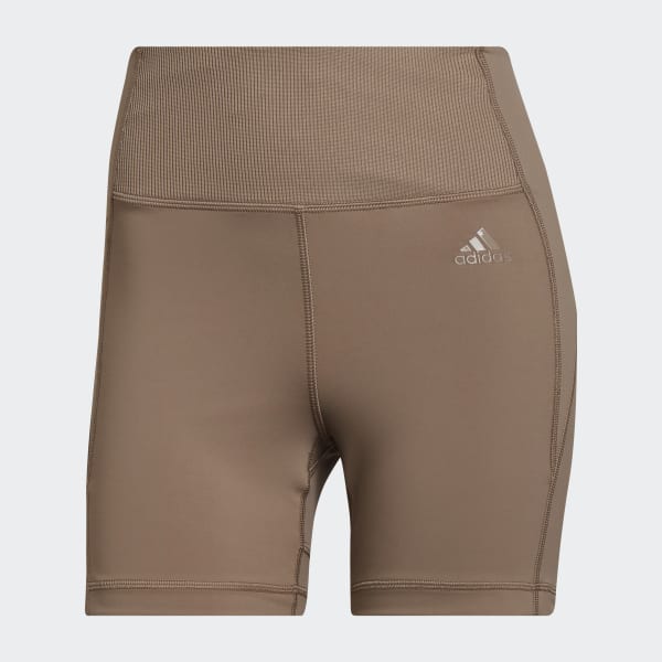 adidas, Adult FEMALE HYPERGLAM TRAINING TECHFIT SHORT TIGHTS, Color :  Brown, Size : A/XS