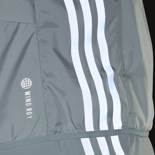 zelená Vesta Run Icon 3-Stripes Running Wind TY921