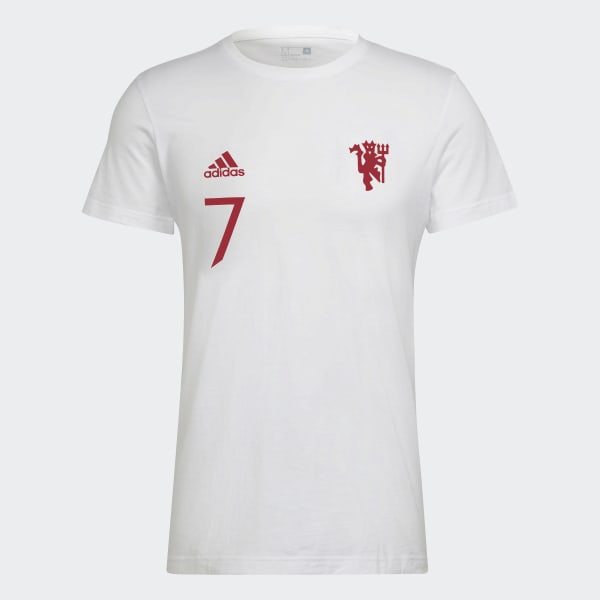 Bianco T-shirt Graphic Manchester United FC ETX51