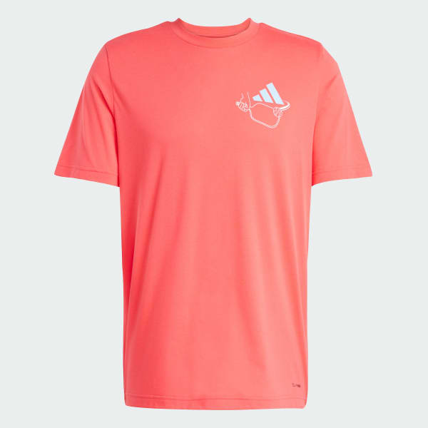 Red Pickleball Served Graphic Tee