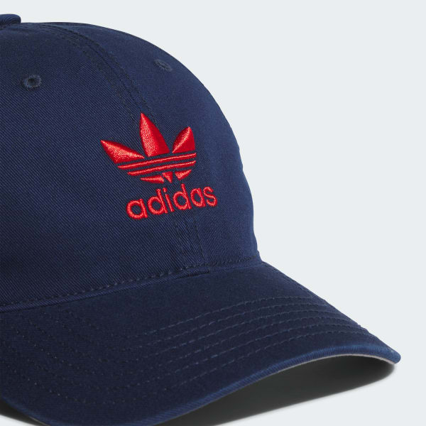 Blue Relaxed Strap-Back Hat