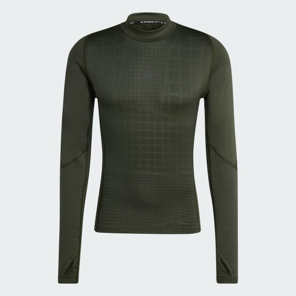 vert T-shirt de training manches longues TECHFIT COLD.RDY